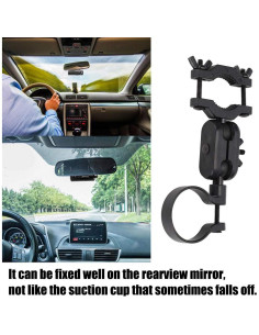 Soporte para cámara Sanpyl para espejo retrovisor 360 2