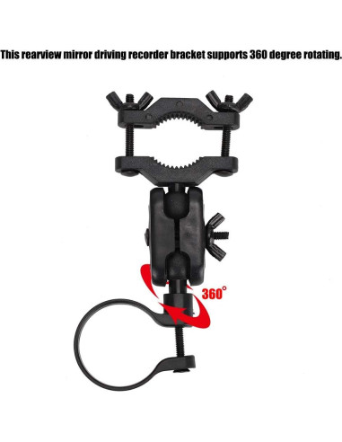 Soporte para cámara Sanpyl para espejo retrovisor 360