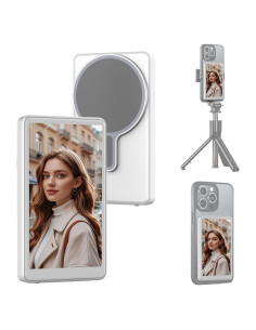 Monitor de Vlog HIGSEEU PMS001 1080P Inalámbrico Plata