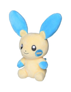Peluche Minun Cuties Sentados Pokemon Center 15.49 cm 2