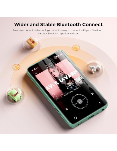 Reproductor MP3 INNIOASIS 160GB Bluetooth WiFi 4" para Niños