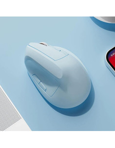 Ratón Vertical Ergonómico Inalámbrico Modid ZLSB-B 3200DPI Azul 2