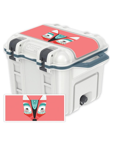 Piel de Vinilo MightySkins para Tapa Enfriador OtterBox 25 qt - Zorro Azteca