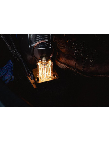 Linterna LED Barebones Torre Block - Brillo Ajustable y Recargable