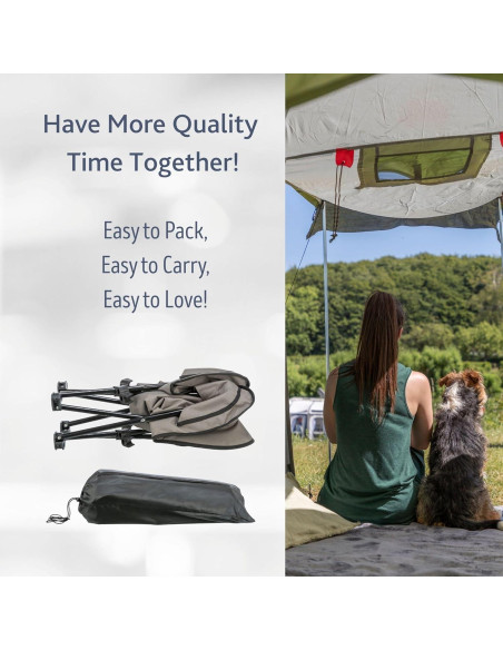 Cama de Camping Elevada para Perros TRIXIE Mediana 68.9x68.9 cm