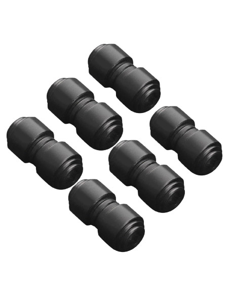 6 Studs de Pulgar de Titanio Anodizado Negro para Cuchillos Benchmade Bugout