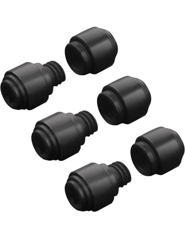 6 Studs de Pulgar de Titanio Anodizado Negro para Cuchillos Benchmade Bugout