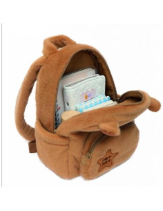 Mochila de Peluche Capibara Multifuncional 24x11x30cm 2