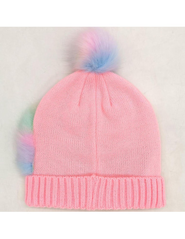 Conjunto de Gorro y Guantes Unicornio para Niñas 2-8 Años