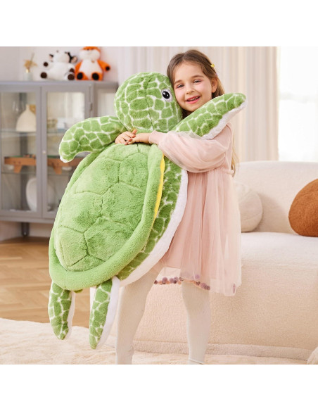 Juguete de Peluche Tortuga Marina Gigante IKASA 76 cm Suave