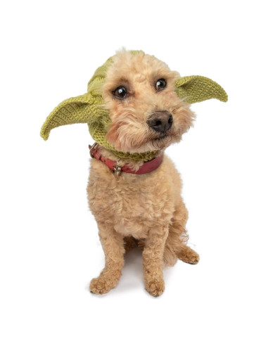 Disfraz Snood Baby Yoda Verde Mediano Zoo Snoods para Perros