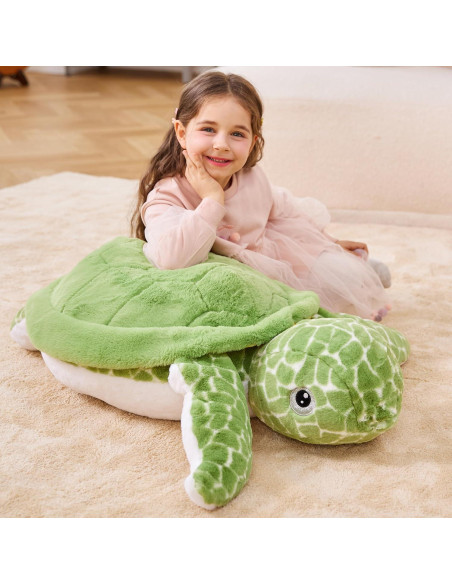 Juguete de Peluche Tortuga Marina Gigante IKASA 76 cm Suave