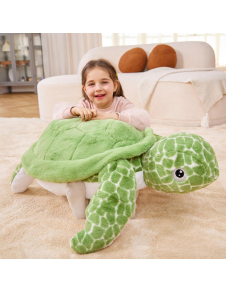 Juguete de Peluche Tortuga Marina Gigante IKASA 76 cm Suave
