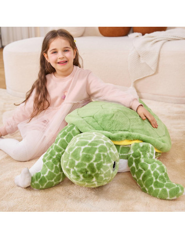 Juguete de Peluche Tortuga Marina Gigante IKASA 76 cm Suave