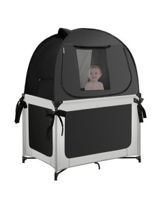 Cubierta Oscurecida L RUNNZER para Pack N Play - Negro 1.01m