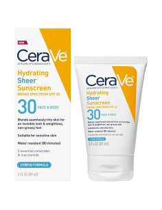 CeraVe Protector Solar Hidratante SPF 30 para Cara y Cuerpo 85g