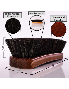 Cepillo de Zapatos Valentino Garemi - Pulido de Lujo 20.32 cm 2