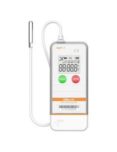 Registrador de Datos de Temperatura Elitech LogEt5TE USB con Sonda Externa