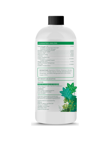 Fertilizante Líquido Hidropónico HiThrive 0.47L - NPK 4-3-6