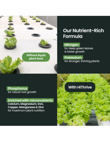 Fertilizante Líquido Hidropónico HiThrive 0.47L - NPK 4-3-6