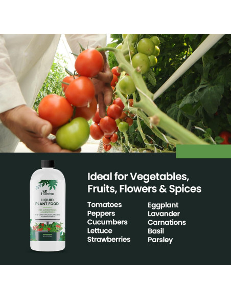 Fertilizante Líquido Hidropónico HiThrive 0.47L - NPK 4-3-6