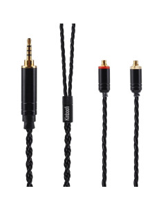 Cable de Reemplazo Balanceado KINBOOFI 2.5mm MMCX 119cm Negro 2