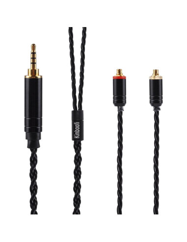 Cable de Reemplazo Balanceado KINBOOFI 2.5mm MMCX 119cm Negro