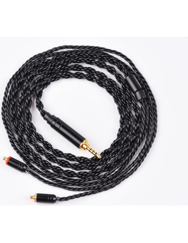 Cable de Reemplazo Balanceado KINBOOFI 2.5mm MMCX 119cm Negro