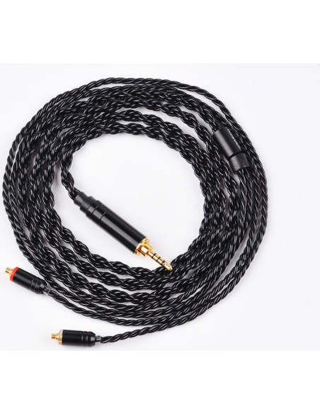 Cable de Reemplazo Balanceado KINBOOFI 2.5mm MMCX 119cm Negro