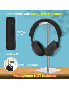 Cubierta de almohadilla Desing Wish para Sony WH-1000XM5 - Negro 2