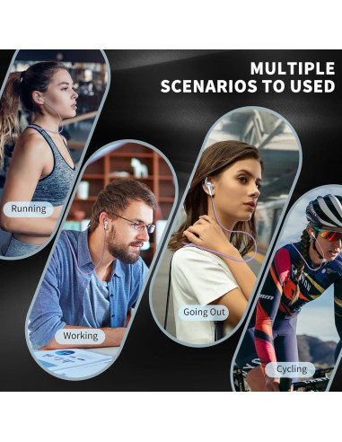 Correa Antipérdida TUDIOW para Galaxy Buds 3 Pro - Silicona Suave