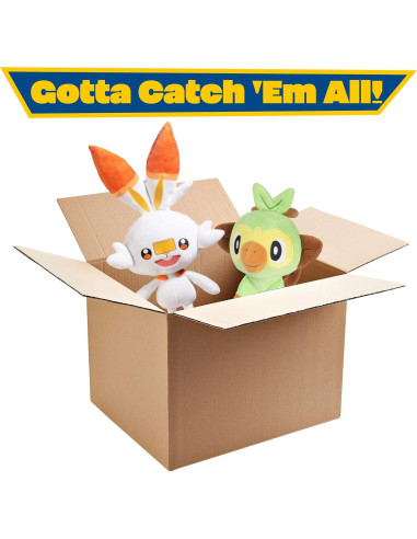 Peluche Pokémon Espada y Escudo 20 cm 2-Pack - Jazwares