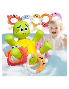 Juguete de Baño Tortuga AOONTYEN Verde Interactivo 3-6 Años
