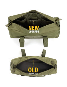 Bolsa Táctica WYNEX Molle Verde Militar 5L con Correa 2