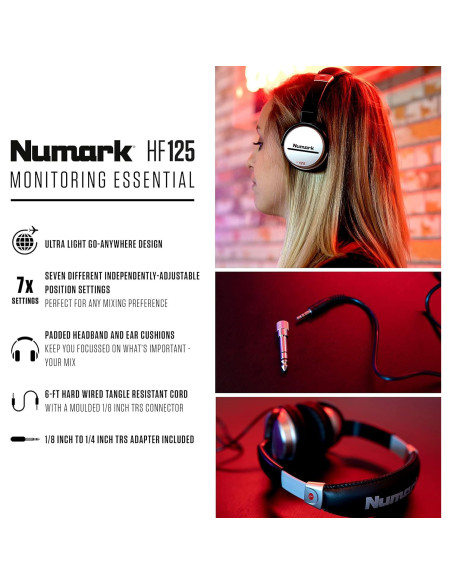 Controlador DJ Numark DJ2GO2 Touch con Auriculares DJ