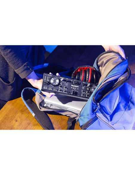 Controlador DJ Numark DJ2GO2 Touch con Auriculares DJ