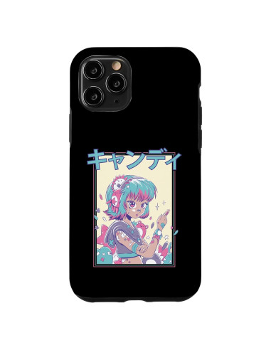 Funda Protectora Kawaii para iPhone 11 Pro - Diseño Colorido