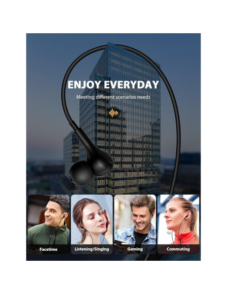 Auriculares USB C TOPAUX con micrófono y cancelación de ruido Auriculares USB C TOPAUX con micrófono y cancelación de ruido