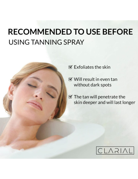 Guante Exfoliante Corporal Clarial Negro - Spa en Casa