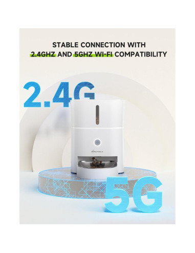 Fuente de Agua Inalámbrica 4.5L + Comedero Automático APETDOLA