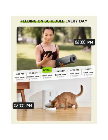 Fuente de Agua Inalámbrica 4.5L + Comedero Automático APETDOLA