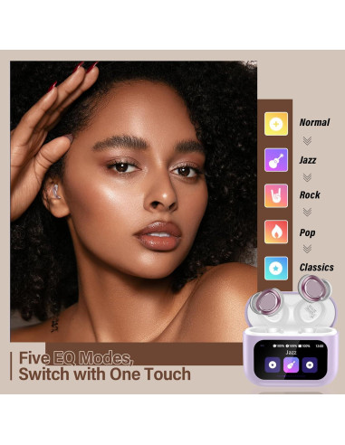 Auriculares Inalámbricos ZYHKON SU9 Bluetooth 5.4 IP7 para Dormir