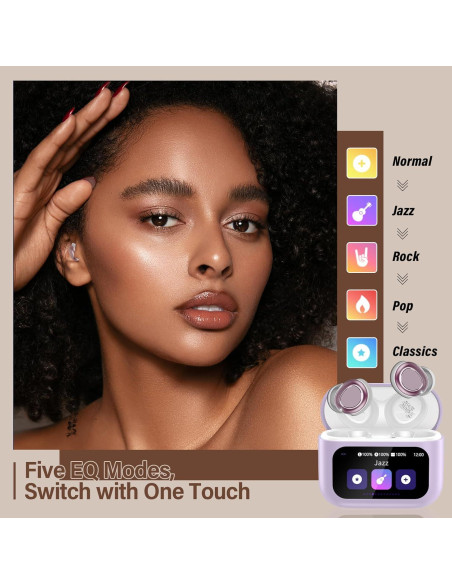 Auriculares Inalámbricos ZYHKON SU9 Bluetooth 5.4 IP7 para Dormir