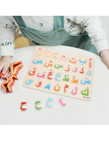 Rompecabezas Educativo Alfabeto Árabe Toyvian 3D para Niños