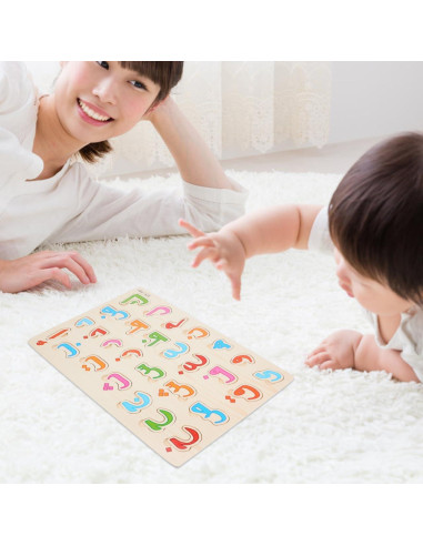 Rompecabezas Educativo Alfabeto Árabe Toyvian 3D para Niños