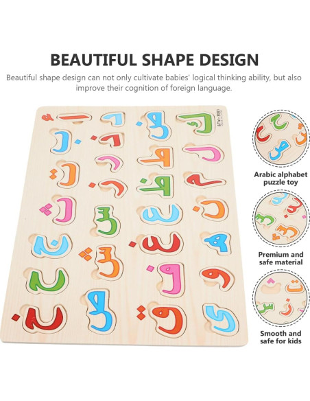 Rompecabezas Educativo Alfabeto Árabe Toyvian 3D para Niños