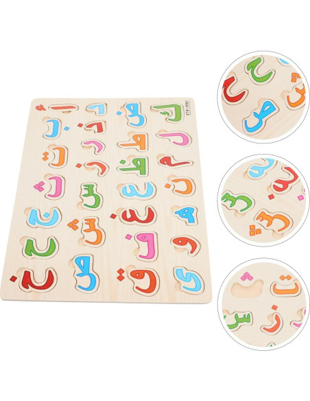 Rompecabezas Educativo Alfabeto Árabe Toyvian 3D para Niños