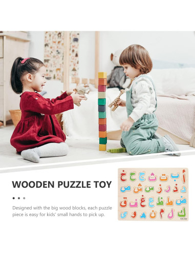 Rompecabezas Educativo Alfabeto Árabe Toyvian 3D para Niños