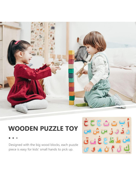 Rompecabezas Educativo Alfabeto Árabe Toyvian 3D para Niños