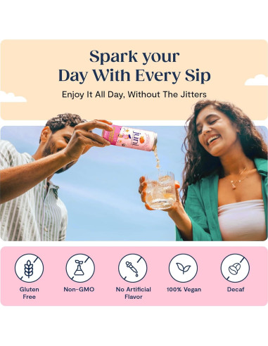 Bebida Espumosa Adaptógena Juni Lima Cereza 12 Latas 355ml